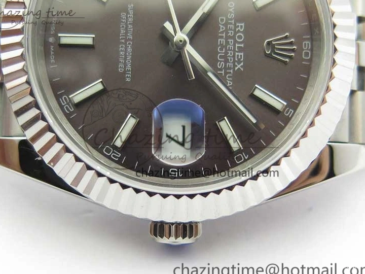 MiroTime 0207 DateJust 41mm 126334 SS BP Maker 1:1 Best Edition New Version Gray Dial on Jubilee Bracelet HighPerformance 3029